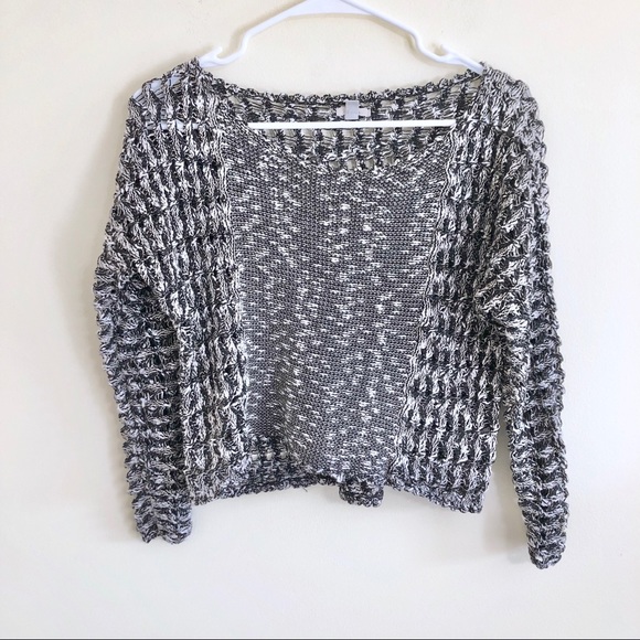 Urban Outfitters Sweaters - UO Ecote Marled Crochet Cropped Sweater Sz S